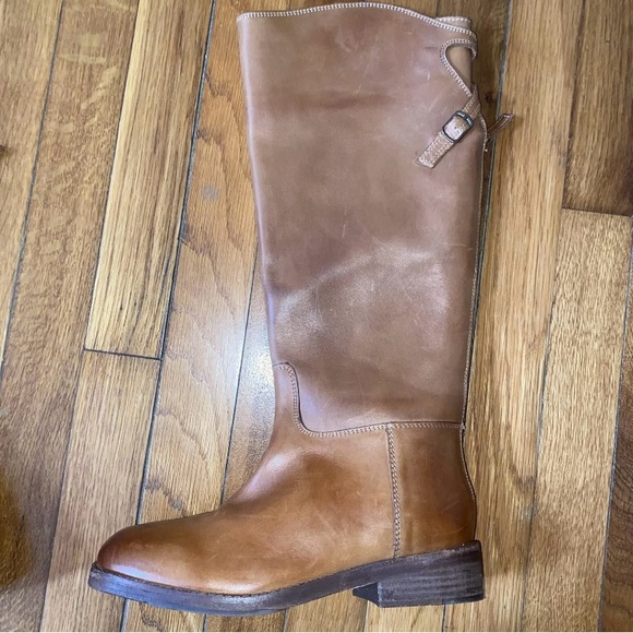 NEW Free People Everly Leather Equestrian Tall Riding Boots Anthropologie 37 6.5 - Picture 7 of 13